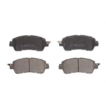 Jeu de 4 plaquettes de frein avant ABE C13070ABE