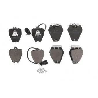 Jeu de 4 plaquettes de frein avant ABE C1A019ABE
