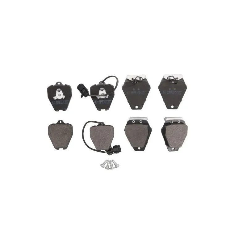 Jeu de 4 plaquettes de frein avant ABE C1A019ABE