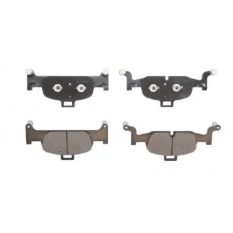 Jeu de 4 plaquettes de frein avant ABE C1A057ABE