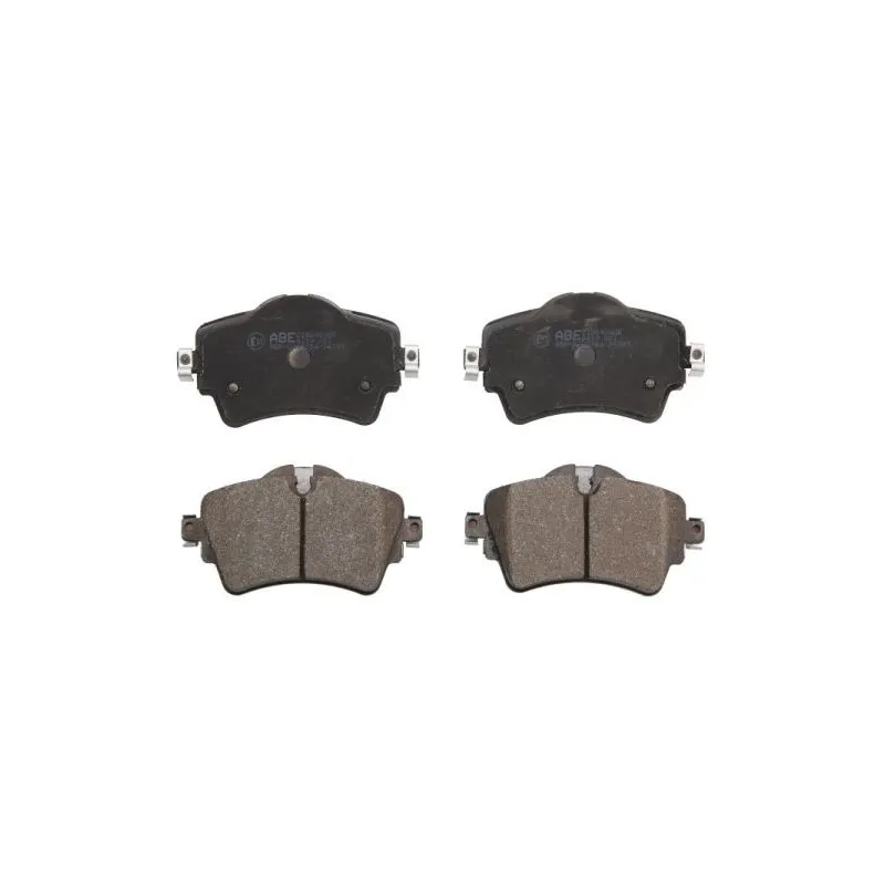 Jeu de 4 plaquettes de frein avant ABE C1B040ABE