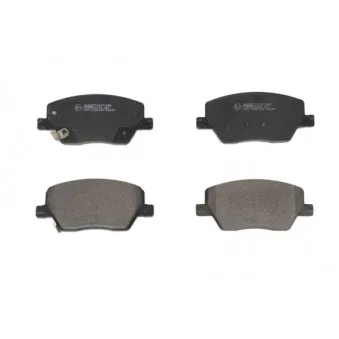 Jeu de 4 plaquettes de frein avant ABE C1F071ABE