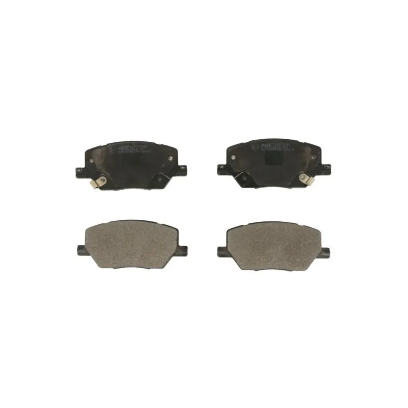 Jeu de 4 plaquettes de frein avant ABE C1F072ABE