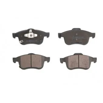 Jeu de 4 plaquettes de frein avant ABE C1F073ABE