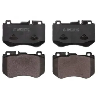 Jeu de 4 plaquettes de frein avant ABE C1M067ABE
