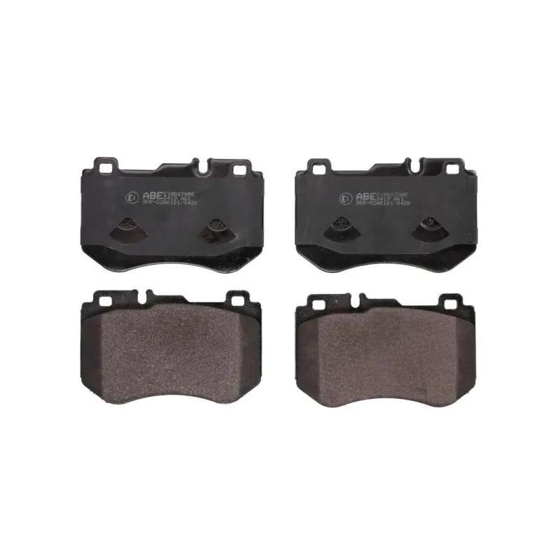 Jeu de 4 plaquettes de frein avant ABE C1M067ABE