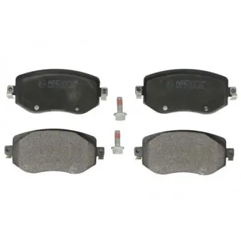 Jeu de 4 plaquettes de frein avant ABE C1R052ABE