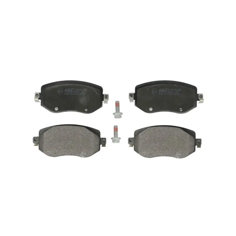 Jeu de 4 plaquettes de frein avant ABE C1R052ABE