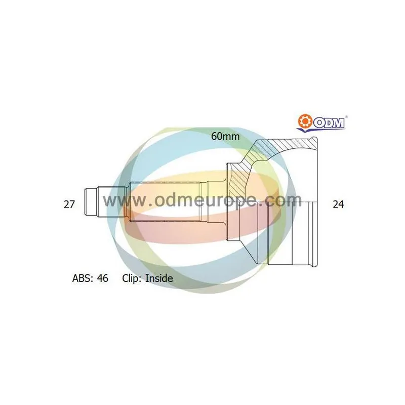 Embout de cardan avant (kit de réparation) ODM-MULTIPARTS 12-080699