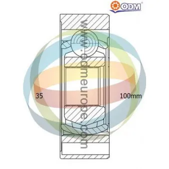 Joint, arbre longitudinal ODM-MULTIPARTS 12-226005