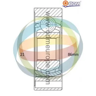 Joint, arbre longitudinal ODM-MULTIPARTS 12-306001