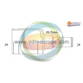 Embout de cardan avant (kit de réparation) ODM-MULTIPARTS