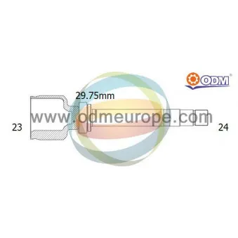 Embout de cardan avant (kit de réparation) ODM-MULTIPARTS 14-356058