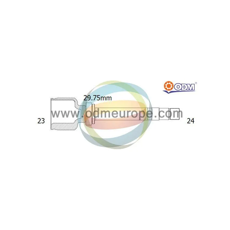 Embout de cardan avant (kit de réparation) ODM-MULTIPARTS 14-356058
