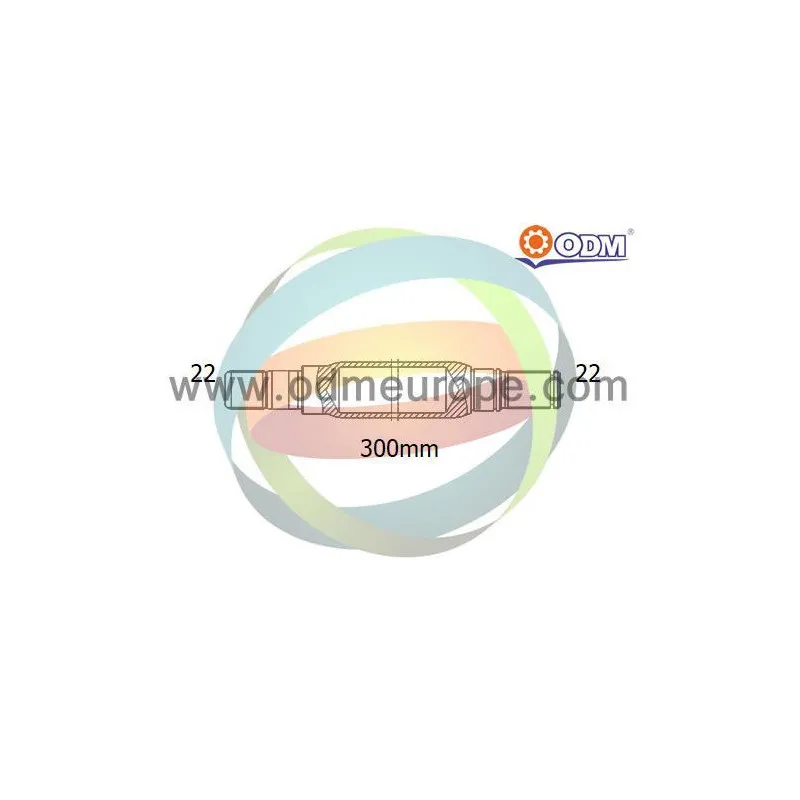 Arbre d'entraînement, différentiel ODM-MULTIPARTS 16-300010