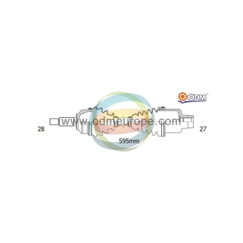Arbre de transmission ODM-MULTIPARTS 18-042640
