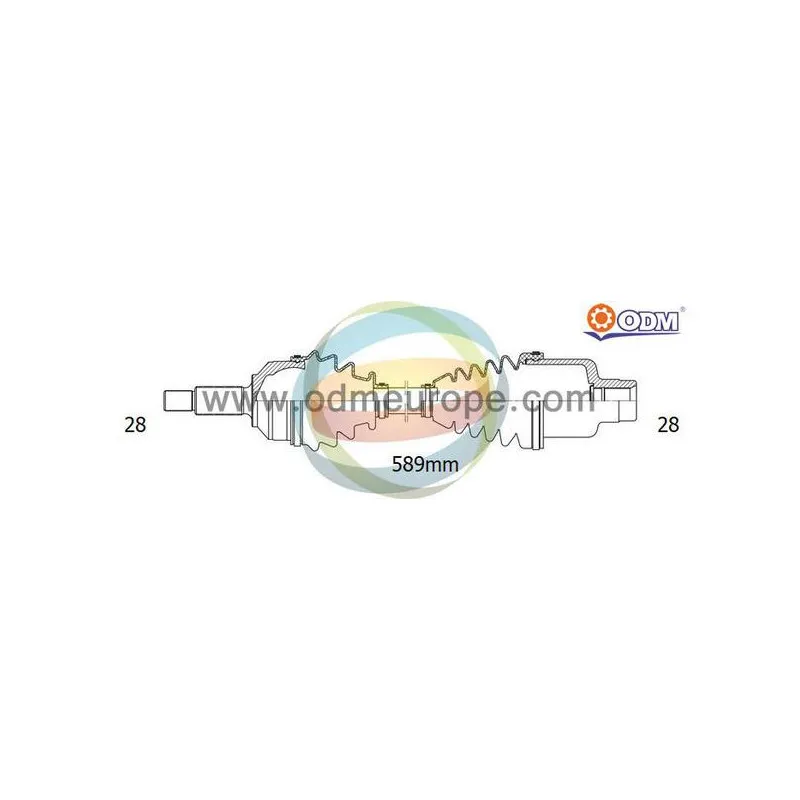 Arbre de transmission ODM-MULTIPARTS 18-052420