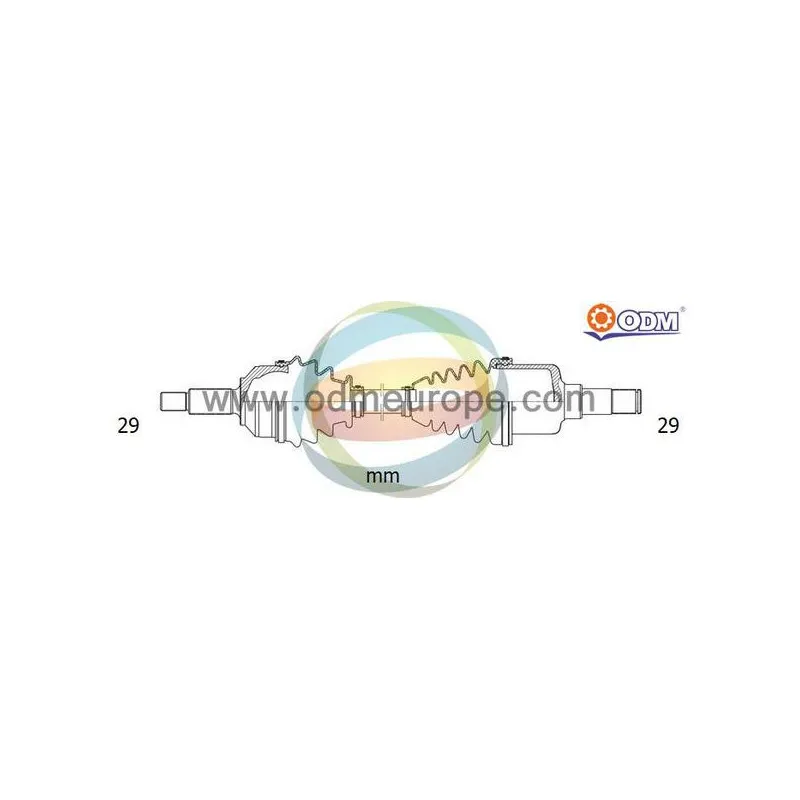 Arbre de transmission ODM-MULTIPARTS 18-061900