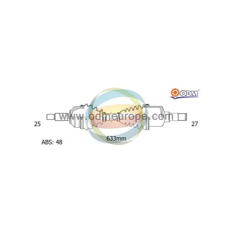 Arbre de transmission ODM-MULTIPARTS 18-081941