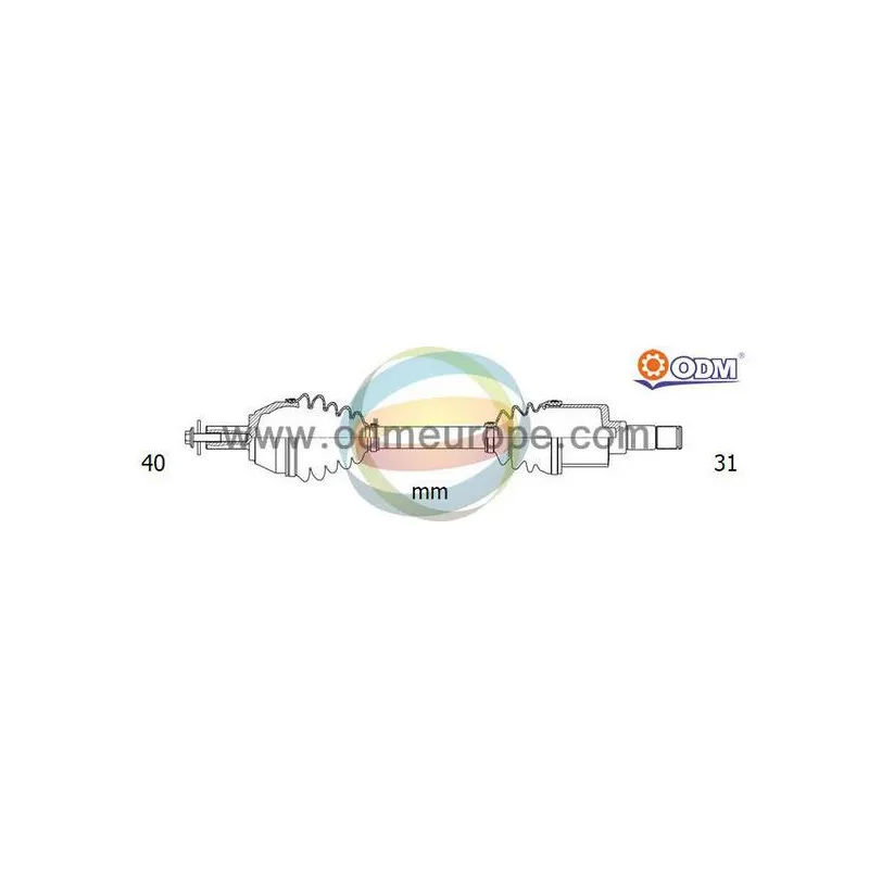 Arbre de transmission ODM-MULTIPARTS 18-151580