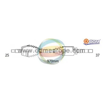 Arbre de transmission ODM-MULTIPARTS 18-162790
