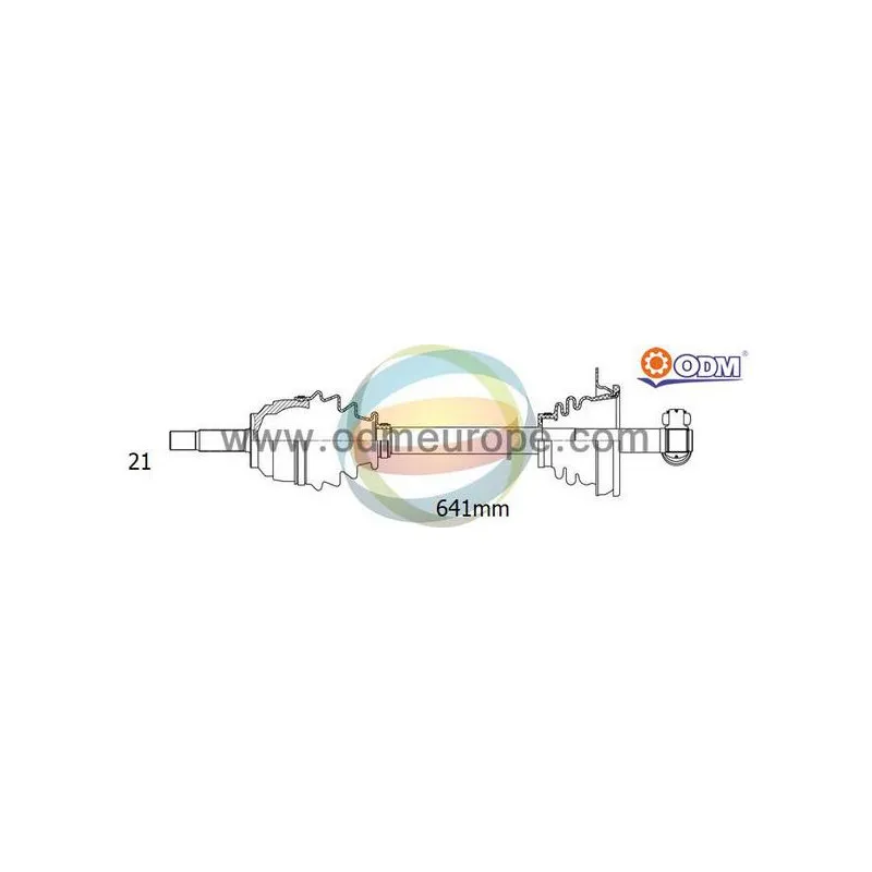 Arbre de transmission ODM-MULTIPARTS 18-291490