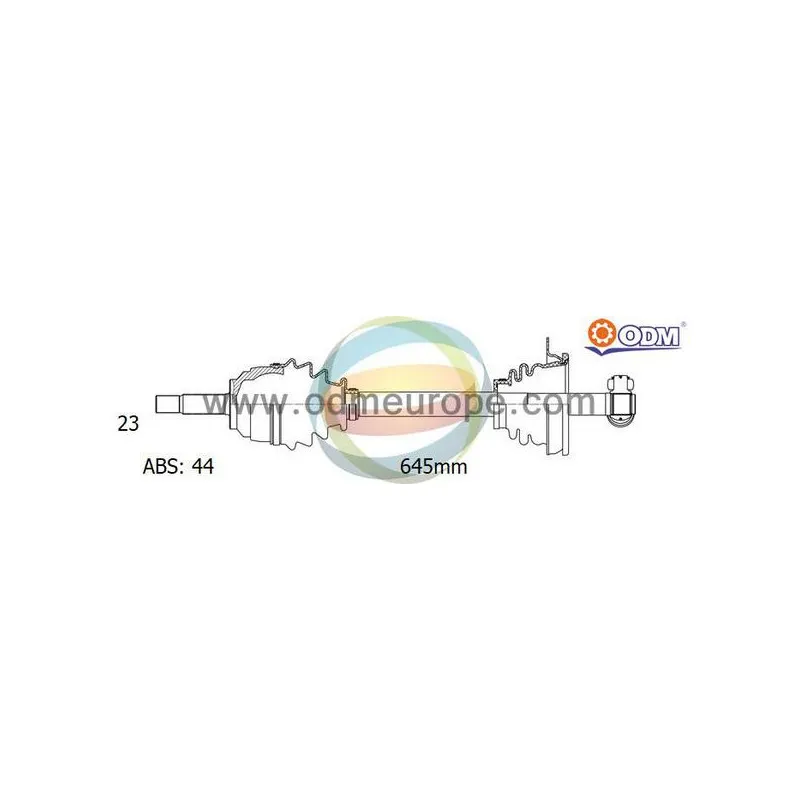 Arbre de transmission ODM-MULTIPARTS 18-291681