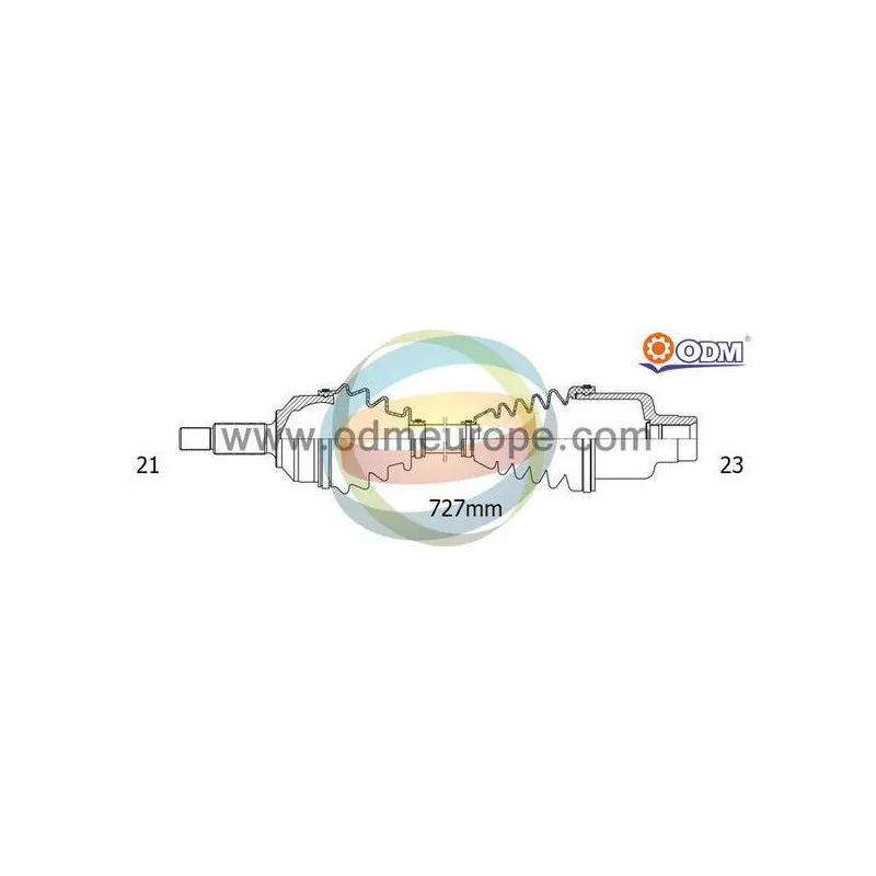 Arbre de transmission ODM-MULTIPARTS 18-292480