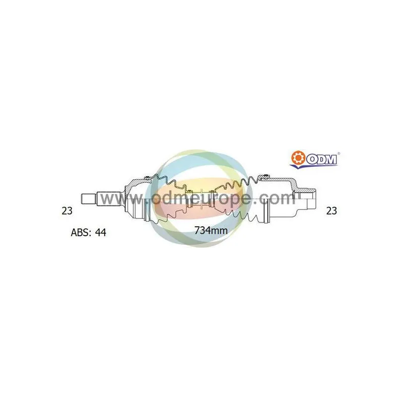 Arbre de transmission ODM-MULTIPARTS 18-292671
