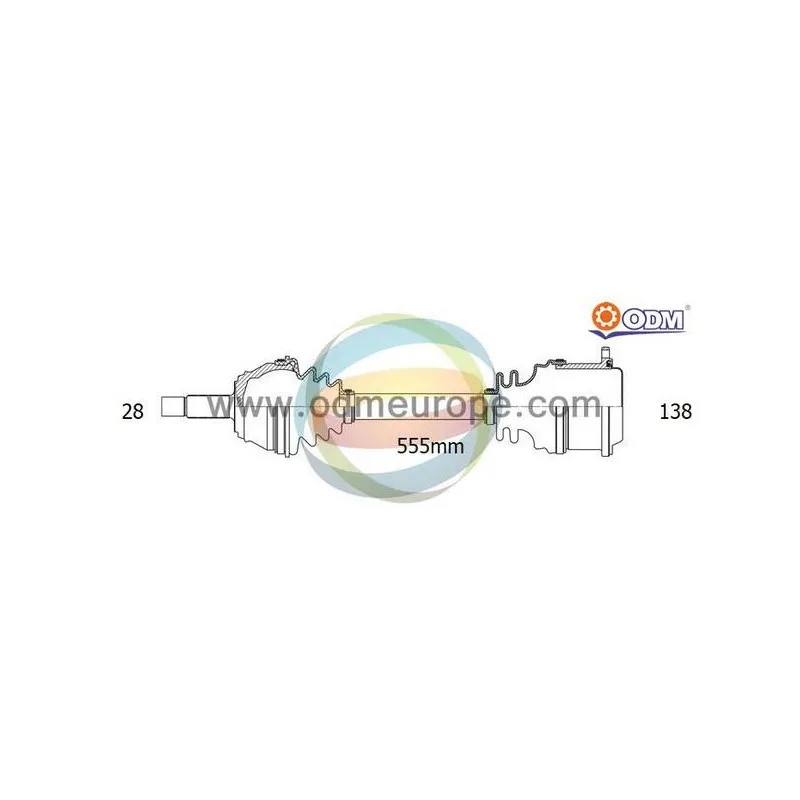 Arbre de transmission ODM-MULTIPARTS 18-301330