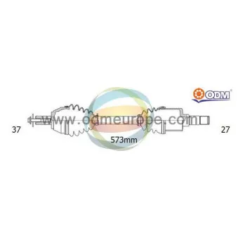Arbre de transmission ODM-MULTIPARTS 18-341200
