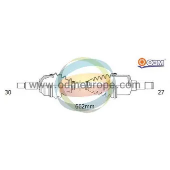 Arbre de transmission ODM-MULTIPARTS 18-341250