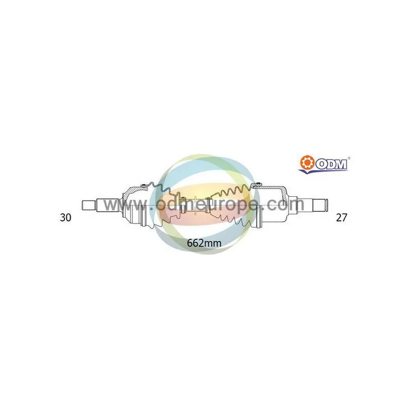 Arbre de transmission ODM-MULTIPARTS 18-341250