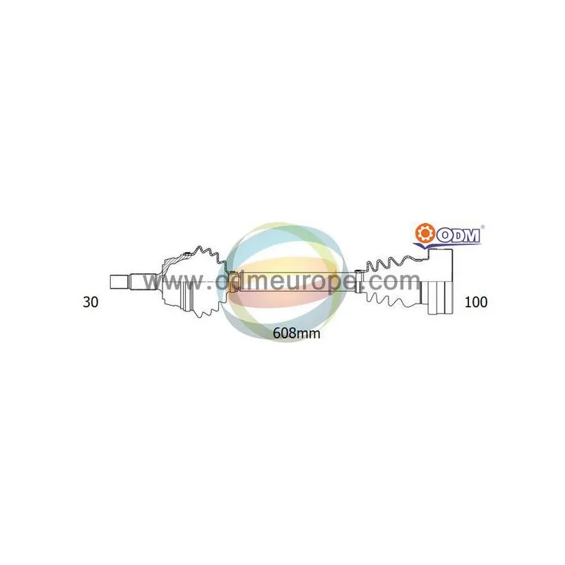 Arbre de transmission ODM-MULTIPARTS 18-341350