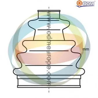 Soufflets de cardan avant ODM-MULTIPARTS 21-994082