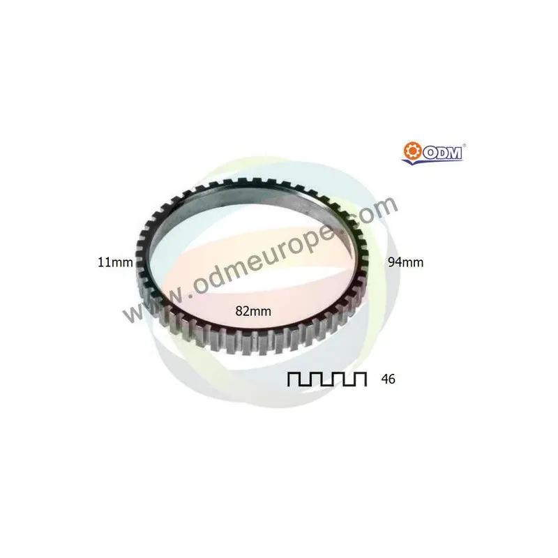 Anneau de palpeur, ABS ODM-MULTIPARTS 26-120004
