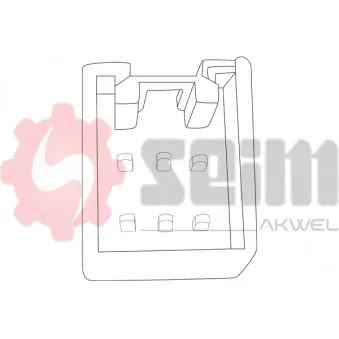 Lève-vitre arrière gauche SEIM 902057