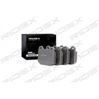 Jeu de 4 plaquettes de frein avant RIDEX