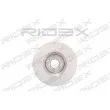 Jeu de 2 disques de frein avant RIDEX 82B0200 - Visuel 2