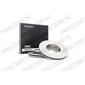Jeu de 2 disques de frein arrière RIDEX