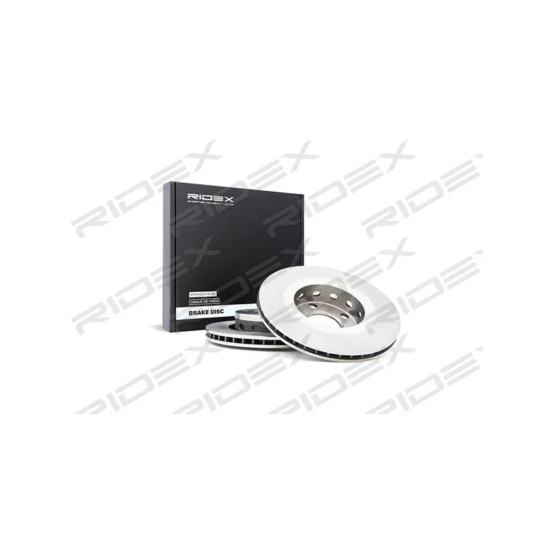 Jeu de 2 disques de frein arrière RIDEX 82B0491