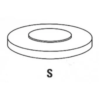 Rondelle de compensation, jeu des soupapes FRECCIA PRV 01-605