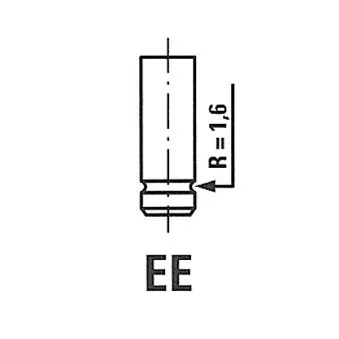 Soupape d'émission FRECCIA R3551/RCR