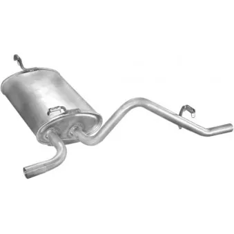 Silencieux arrière POLMO