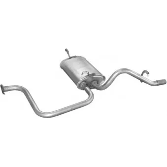 Silencieux arrière POLMO