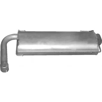 Silencieux arrière POLMO 07.86