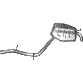 Silencieux arrière arrière droit POLMO 13.31