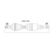 Arbre de transmission avant droit TEKNÖR NPW-CT-009 - Visuel 2