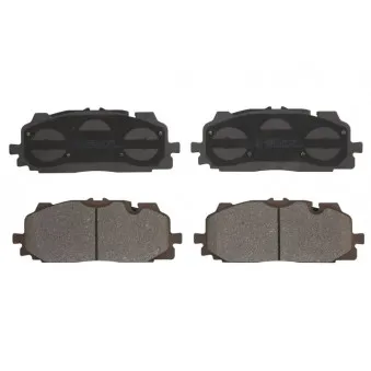 Jeu de 4 plaquettes de frein avant ABE C1A059ABE