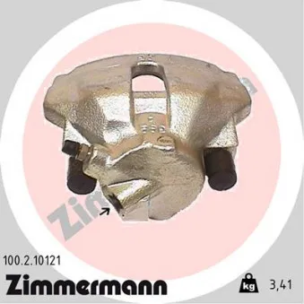 Étrier de frein avant droit ZIMMERMANN 100.2.10121